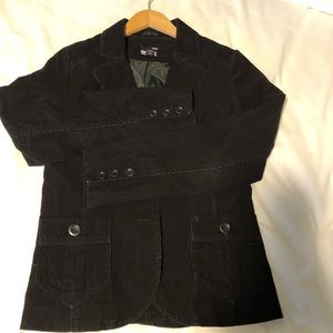 H & M Black Corduroy Blazer US Size 10